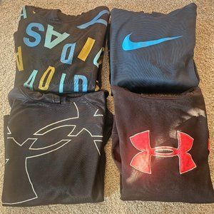 Ua,nike,Adidas bundle size youth lg